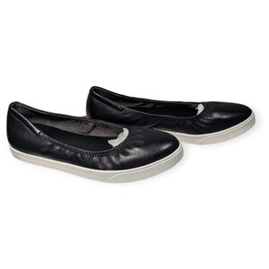 Lori Goldstein Collection Slip-on Shoes Li-Yada ECO Sheep Leather Black NIB